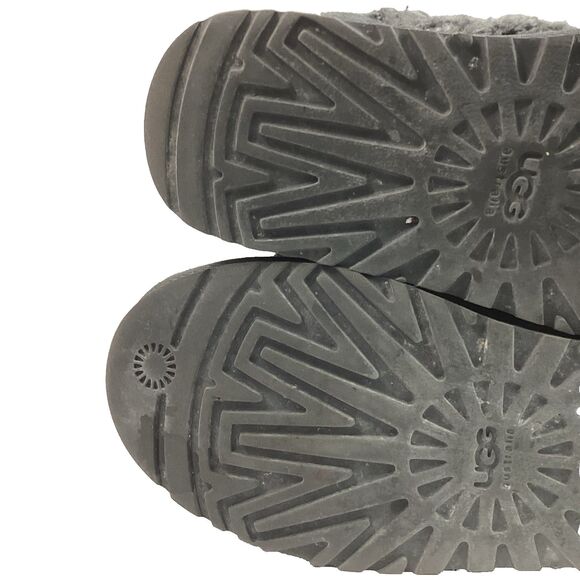 UGG Lattice Cardy - Women's Sz 7 - Gray Knit - Knee-High Boots - 3066 - Picture 7 of 10